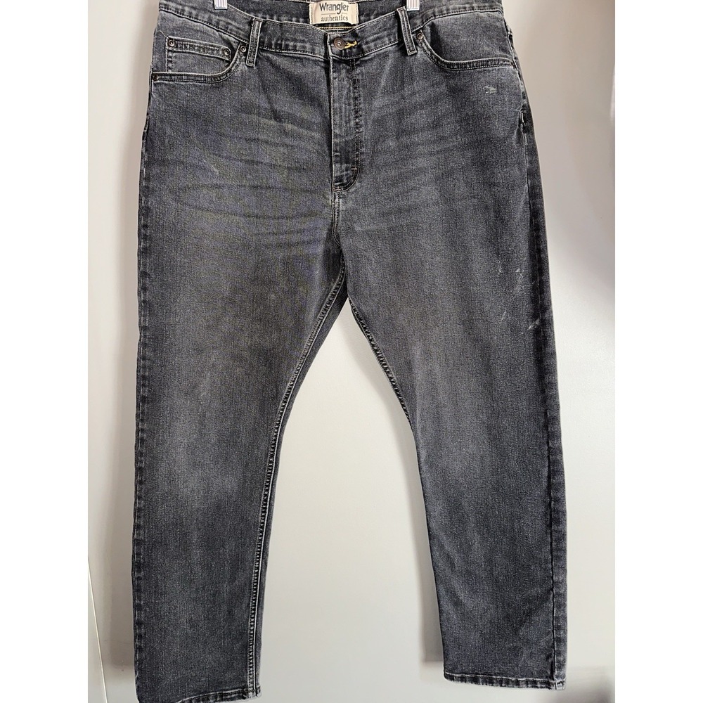 Vtg Style Wrangler Jeans Mens 38x30 Charcoal Wash Wrangler Authentics